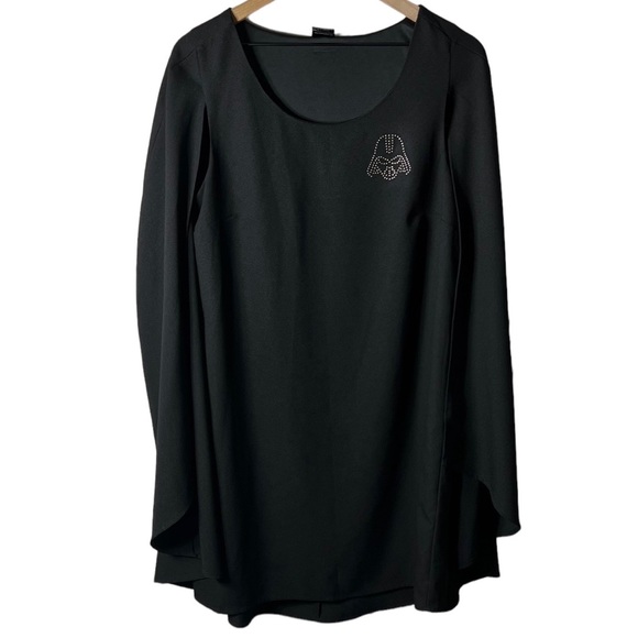 Hot Topic Black Cape Dress - Picture 2 of 9